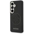 Калъф за Samsung Galaxy S26 - Perforated Logo MagSafe - Guess - Черен