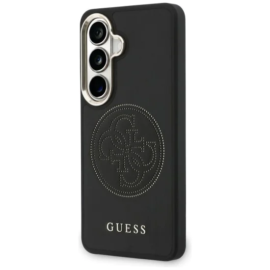 Калъф за Samsung Galaxy S26 - Perforated Logo MagSafe - Guess - Черен
