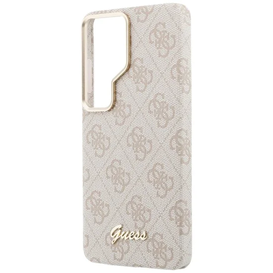 Калъф за Samsung Galaxy S26 Ultra - 4G Script MagSafe - Guess - Розов