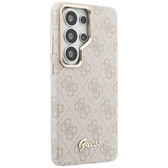 Калъф за Samsung Galaxy S26 Ultra - 4G Script MagSafe - Guess - Розов