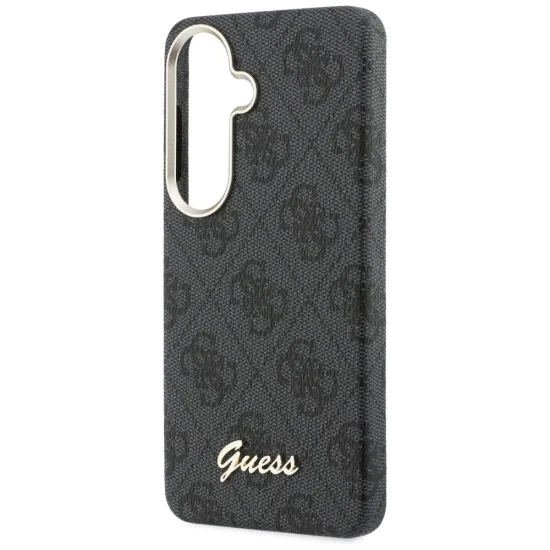 Калъф за Samsung Galaxy S26 - 4G Script MagSafe - Guess - Черен