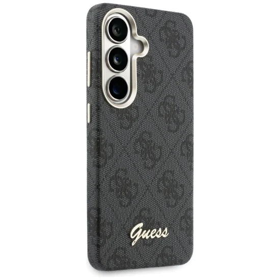 Калъф за Samsung Galaxy S26 - 4G Script MagSafe - Guess - Черен