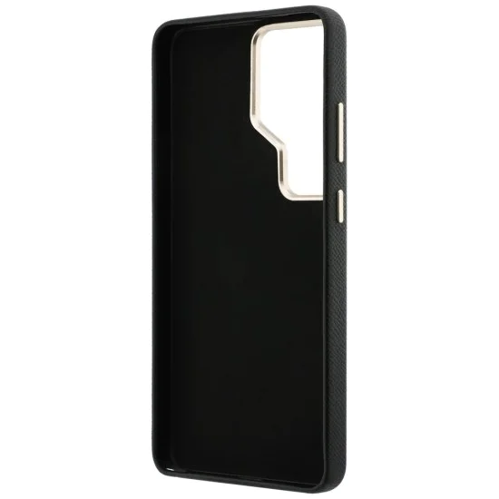 Калъф за Samsung Galaxy S26 Ultra - Grained Big 4G Metal Logo - Guess - Черен