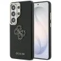 Калъф за Samsung Galaxy S26 Ultra - Grained Big 4G Metal Logo - Guess - Черен