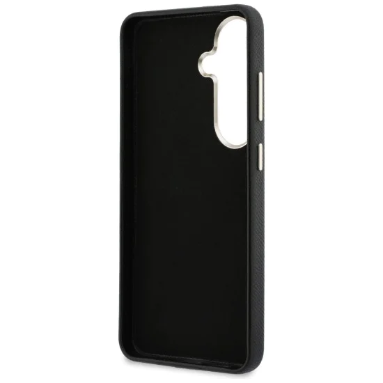 Калъф за Samsung Galaxy S26 - Grained Big 4G Metal Logo - Guess - Черен