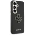 Калъф за Samsung Galaxy S26 - Grained Big 4G Metal Logo - Guess - Черен