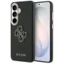 Калъф за Samsung Galaxy S26 - Grained Big 4G Metal Logo - Guess - Черен