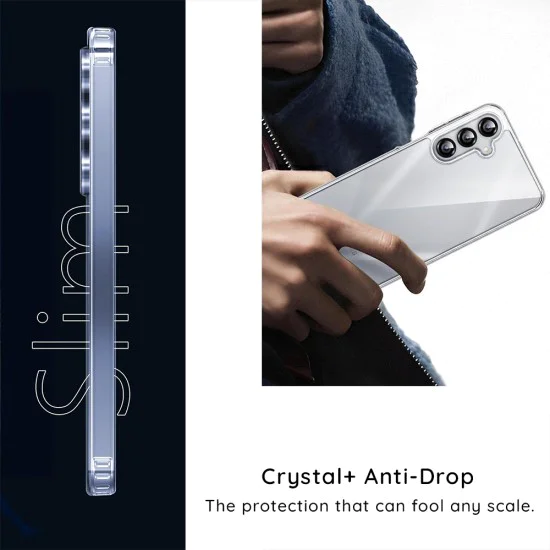 Калъф за Samsung Galaxy S26 Plus - Crystal+ Anti-Drop Series - Blueo - Прозрачен