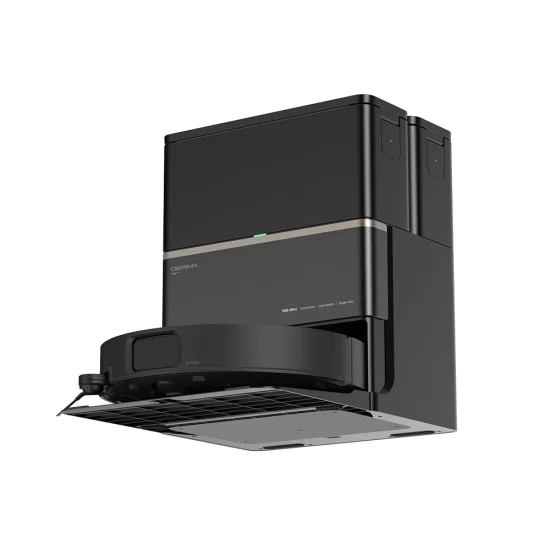 Прахосмукачка робот Deerma X80 Ultra - сухо и мокро почистване, 23000Pa, 3D лазерен скенер, 5200mAh - Черна