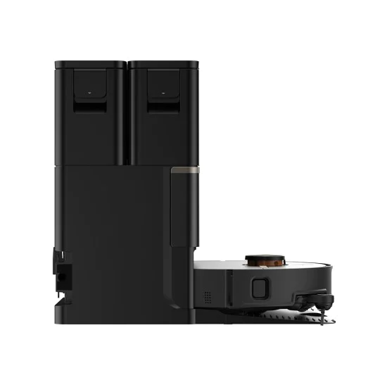 Прахосмукачка робот Deerma X80 Ultra - сухо и мокро почистване, 23000Pa, 3D лазерен скенер, 5200mAh - Черна