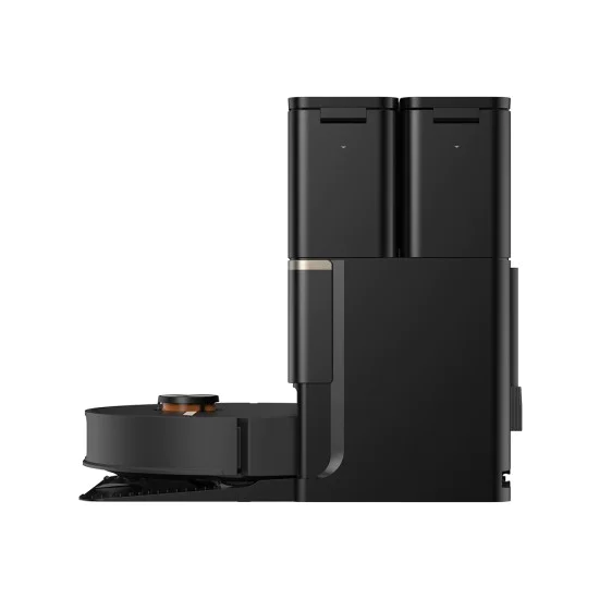 Прахосмукачка робот Deerma X80 Ultra - сухо и мокро почистване, 23000Pa, 3D лазерен скенер, 5200mAh - Черна