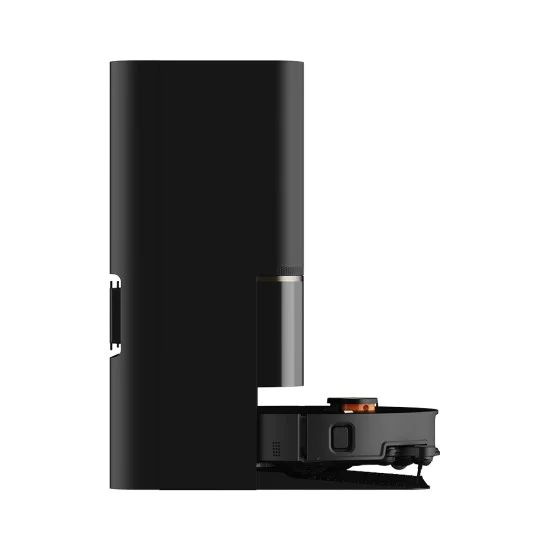 Прахосмукачка робот Deerma X90 Ultra - сухо и мокро почистване, 28000Pa, система за почистване на косми, 3L контейнер - Черна