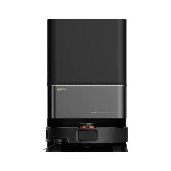 Прахосмукачка робот Deerma X90 Ultra - сухо и мокро почистване, 28000Pa, система за почистване на косми, 3L контейнер - Черна