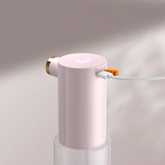 Електрически диспенсър за пяна Deerma CP01 - за грижа за кожата, 1200mAh, 5W, 300ml, IPX6, USB Type-C - Розов