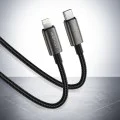 Кабел за данни Acefast (C23-01) - USB-C към Lightning, 30W, 1.2м - Черен