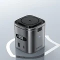 Зарядна станция 6в1 Acefast (Z9) - жично и безжично зареждане, GaN, 80W - Черна
