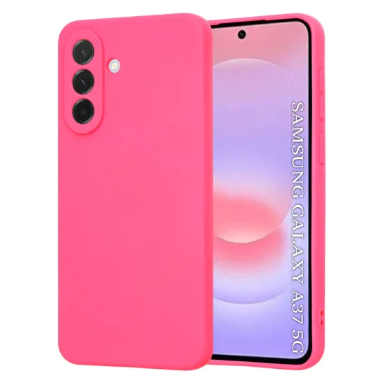 Калъф за Samsung Galaxy A37 5G / A36 5G - SoftFlex - Techsuit - Яркорозов