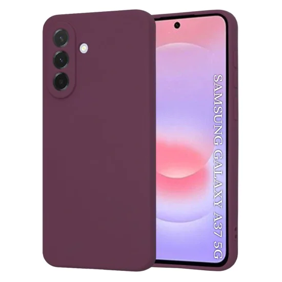Калъф за Samsung Galaxy A37 5G / A36 5G - SoftFlex - Techsuit - Сливово червен