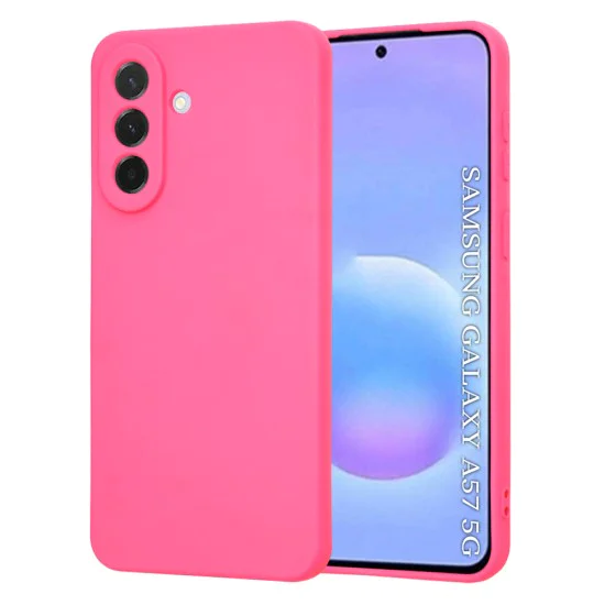 Калъф за Samsung Galaxy A57 5G - SoftFlex - Techsuit - Яркорозов