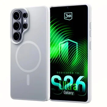 Калъф за Samsung Galaxy S26 Ultra - Smoke MagCase - 3mk - Бял