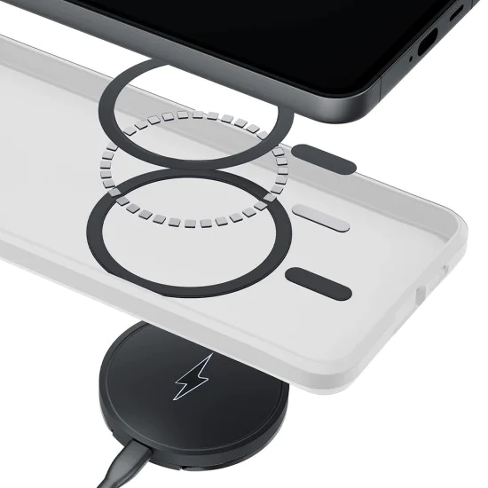 Калъф за Samsung Galaxy S26 Ultra - Smoke MagCase - 3mk - Бял