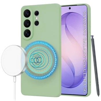Калъф за Samsung Galaxy S26 Ultra - SoftFlex MagSafe - Techsuit - Зелен