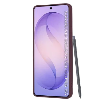 Калъф за Samsung Galaxy S26 Ultra - SoftFlex MagSafe - Techsuit - Сливово червен