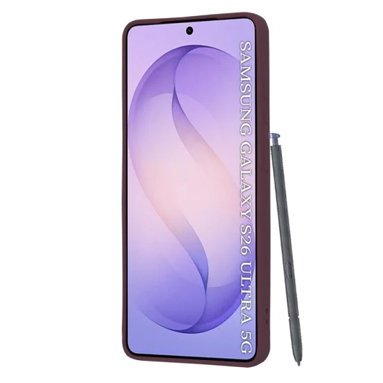 Калъф за Samsung Galaxy S26 Ultra - SoftFlex MagSafe - Techsuit - Сливово червен