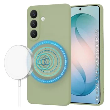 Калъф за Samsung Galaxy S26 Plus - SoftFlex MagSafe - Techsuit - Зелен