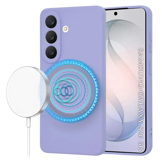 Калъф за Samsung Galaxy S26 - SoftFlex MagSafe - Techsuit - Светлолилав