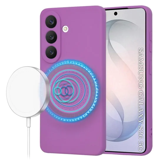 Калъф за Samsung Galaxy S26 - SoftFlex MagSafe - Techsuit - Лилав