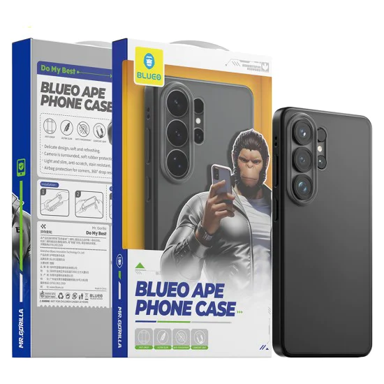 Калъф за Samsung Galaxy S26 Ultra - APE Matte Series - Blueo - Черен