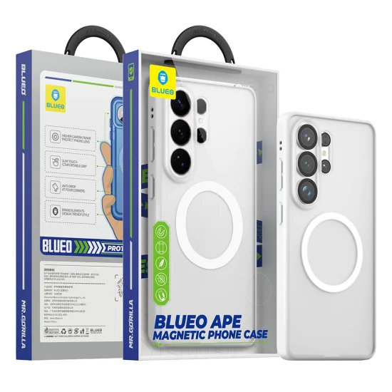 Калъф за Samsung Galaxy S26 Ultra - APE Matte MagSafe Series - Blueo - Светлосив