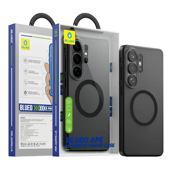 Калъф за Samsung Galaxy S26 - APE Matte MagSafe Series - Blueo - Черен