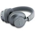 Безжични слушалки Karl Lagerfeld Saffiano Elongated - Over-Ear Headset, ANC, Bluetooth, Type-C - Сиви