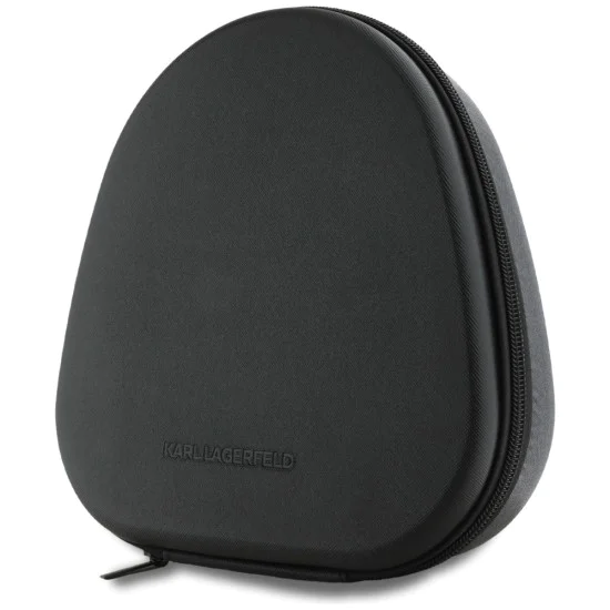 Безжични слушалки Karl Lagerfeld Saffiano Elongated - Over-Ear Headset, ANC, Bluetooth, Type-C - Сиви