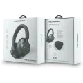 Безжични слушалки Karl Lagerfeld Saffiano Elongated - Over-Ear Headset, ANC, Bluetooth, Type-C - Сиви