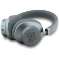 Безжични слушалки Karl Lagerfeld Grained Initials - Over-Ear Headset, ANC, Bluetooth, Type-C - Сиви