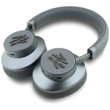 Безжични слушалки Karl Lagerfeld Grained Initials - Over-Ear Headset, ANC, Bluetooth, Type-C - Сиви