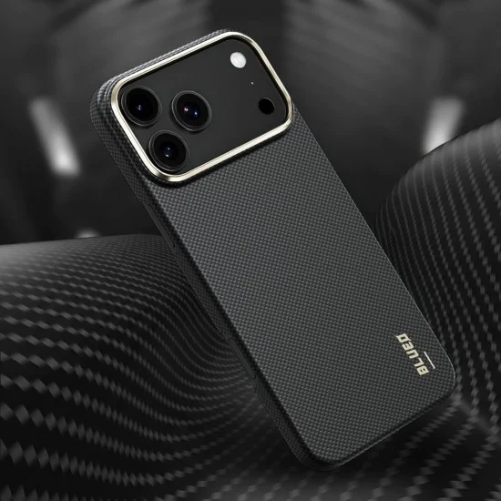 Калъф за Samsung Galaxy S26 Ultra - AIR Aramid Fiber MagSafe Series - Blueo - Черен