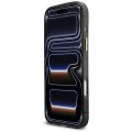 Калъф за iPhone 17 Pro Max - IML Glitter Script Strap MagSafe - Guess - Черен