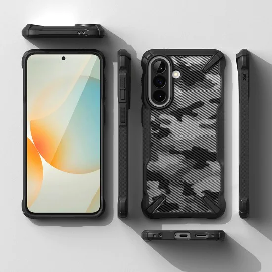 Калъф за Samsung Galaxy A57 5G - Fusion X - Ringke - Camo Black