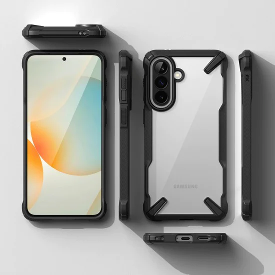 Калъф за Samsung Galaxy A57 5G - Fusion X - Ringke - Черен