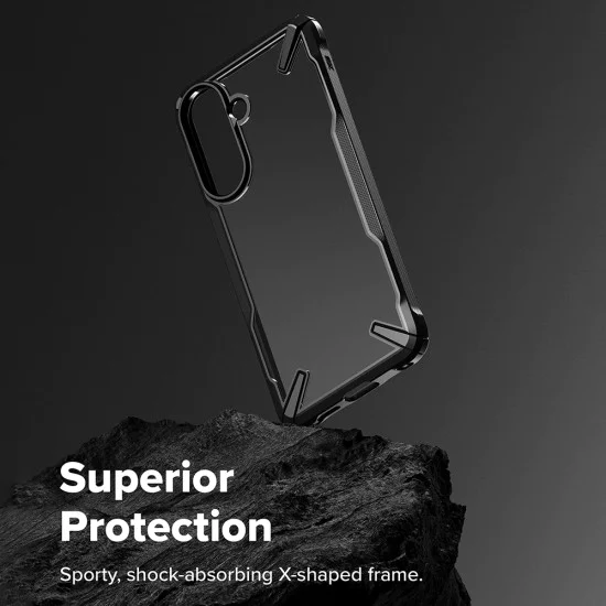 Калъф за Samsung Galaxy A57 5G - Fusion X - Ringke - Черен