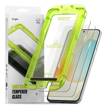 Протектор за Samsung Galaxy A57 5G - Easy Slide Tempered Glass (2 pack) - Ringke - Прозрачен