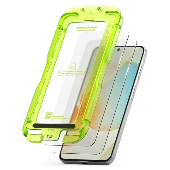 Протектор за Samsung Galaxy A57 5G - Easy Slide Tempered Glass (2 pack) - Ringke - Прозрачен