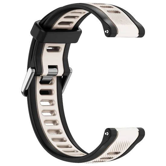 Каишка за часовник Techsuit 18mm (W053) - Huawei Watch GT 4 (41mm)/W1, Garmin Venu 2S/Vivoactive 4S - Бежова