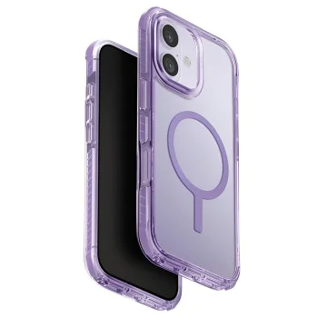 Калъф за iPhone 17 - Combat MagClick - UNIQ - Лилав