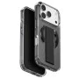 Калъф за iPhone 17 Pro Max - Heldro Air MagClick - UNIQ - Черен / Сив