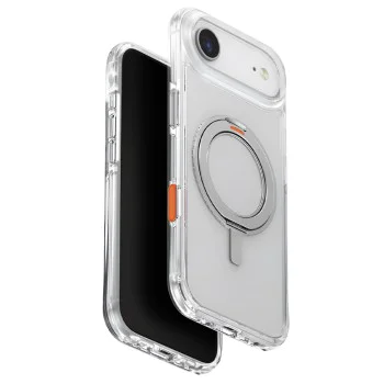 Калъф за iPhone 17 Air - Swivix 360° Kickstand - UNIQ - Сребрист